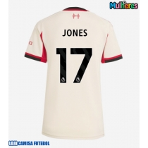 Camisa de Futebol Liverpool Curtis Jones #17 Equipamento Secundário Mulheres 2025-26 Manga Curta